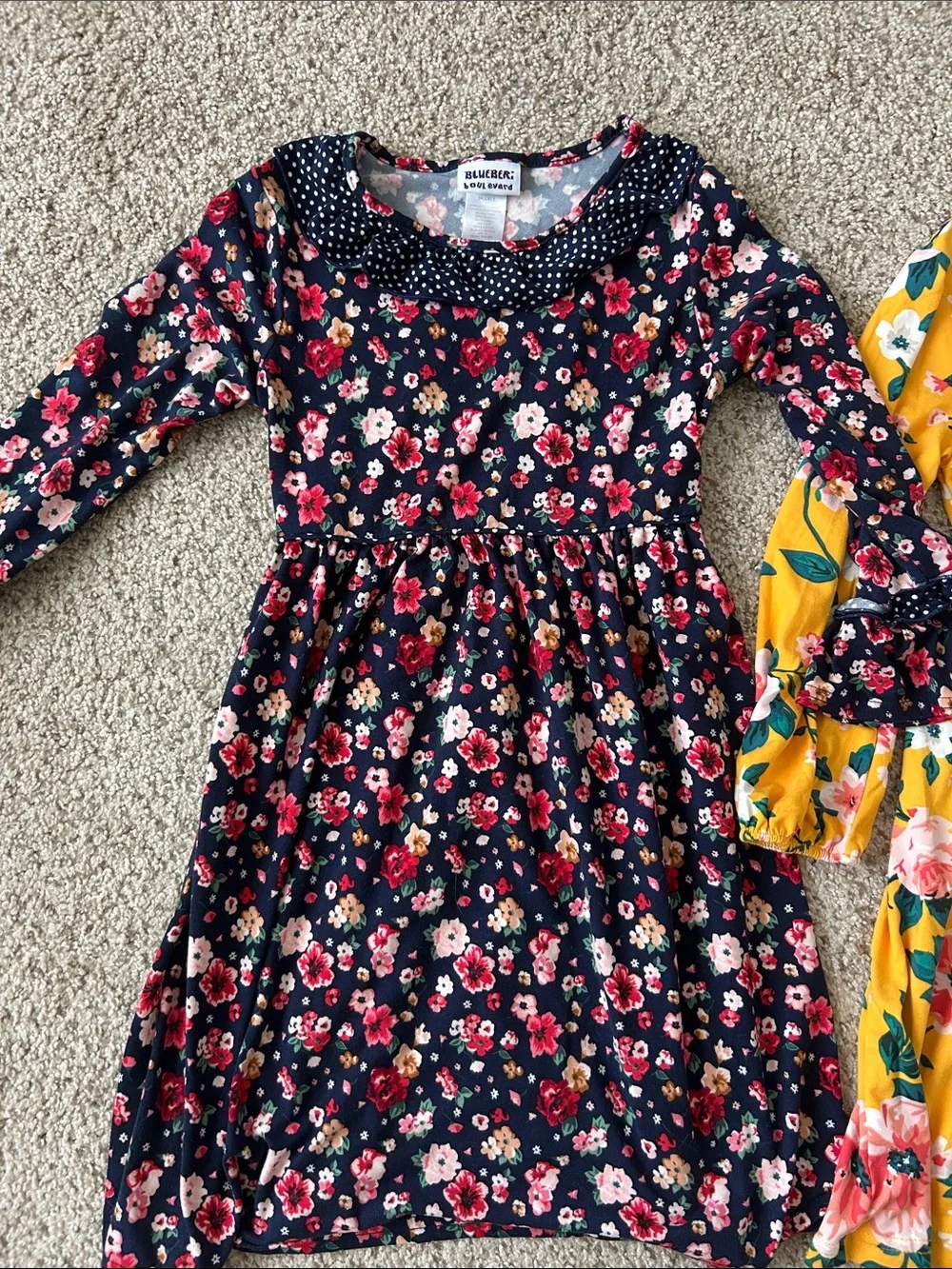 2 Girls Floral Dresses